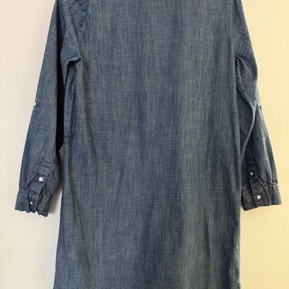 Gap Cotton Denim Shirt Dress - Picture 2 of 8